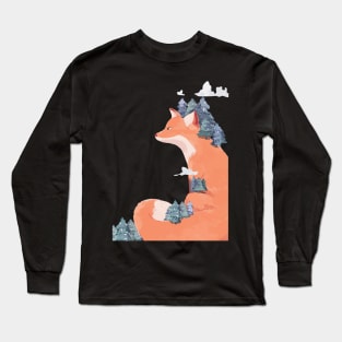 Fox Mountain Long Sleeve T-Shirt